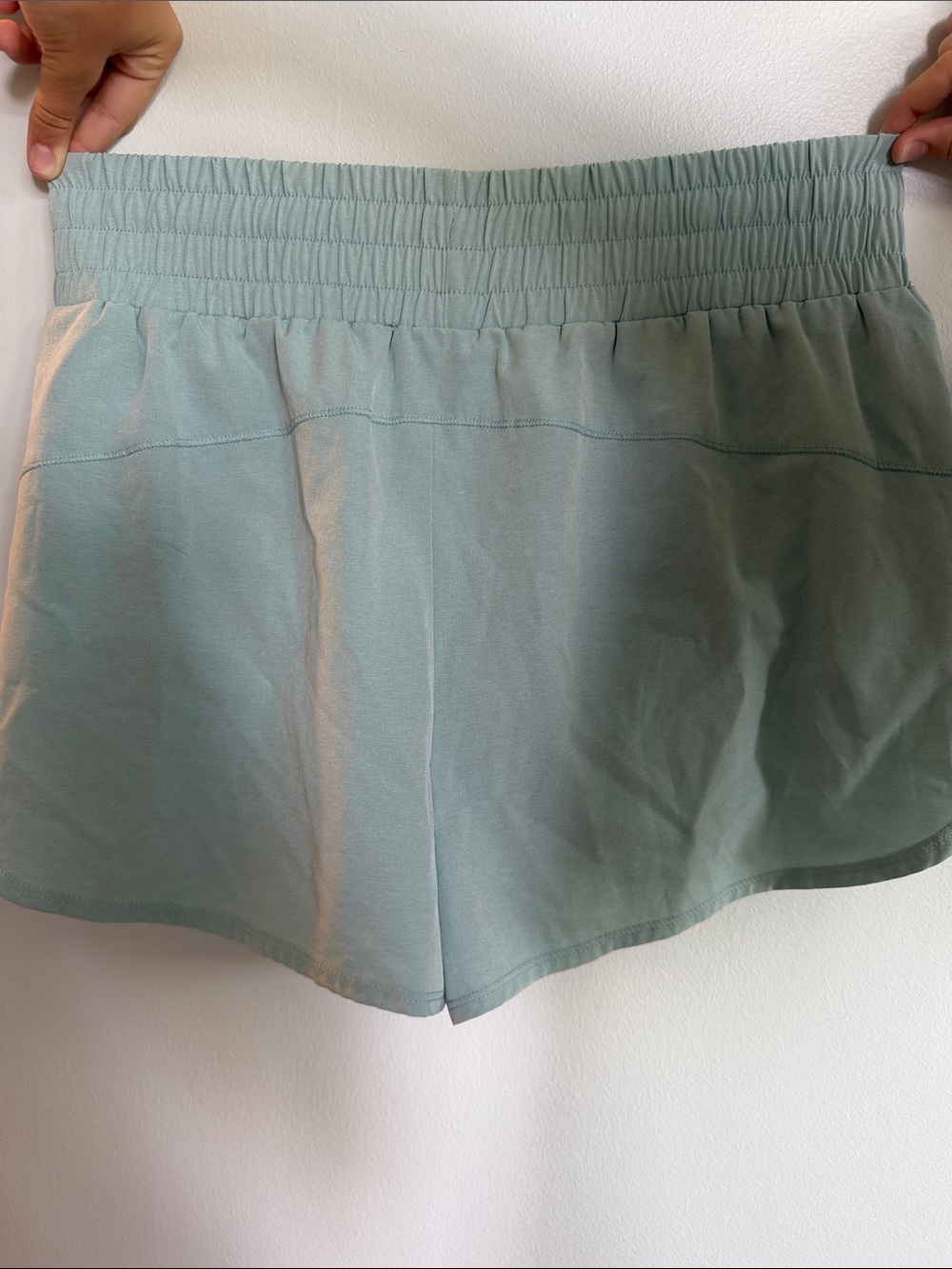 RBX Light Mint Athletic Elastic-Waist Shorts - Picture 2 of 2